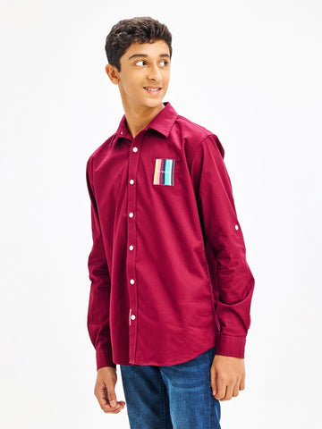 Shop  Maroon Casual Shirt for Boys