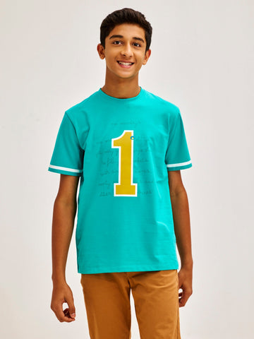 Shop  Green Supima Cotton T-Shirt for Boys